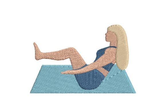Boat Pose Yoga Embroidery Design Review
