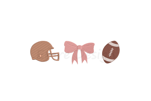 Coquette Fall Football Embroidery Review for Craft Fairs