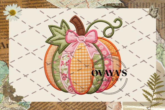Fall Patchwork Pumpkin Embroidery Review