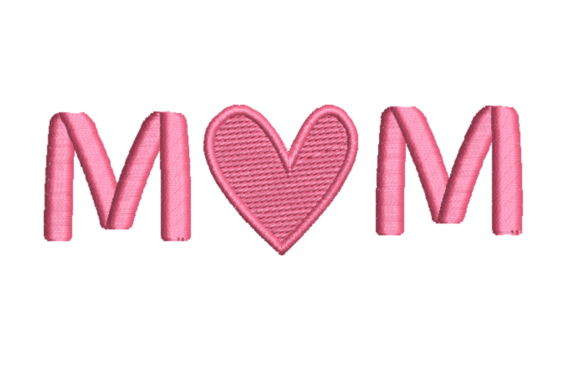 Mom with Heart Embroidery Design Review for Holidays