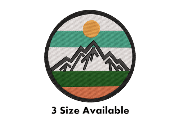 Mountain Badge Embroidery Design Review