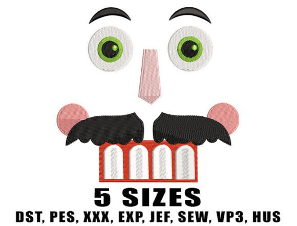 Nutcracker Eyes Face Embroidery Design Review
