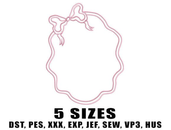 Pink Bow Symbol Embroidery Design Review