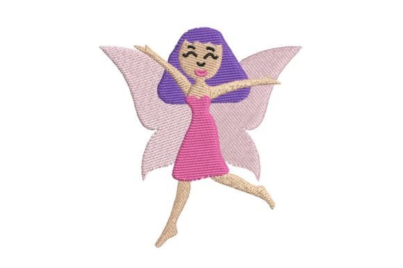 Purple Hair Fairy Embroidery Design Review