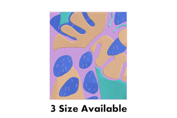 Review: Abstract Color Shapes Embroidery File