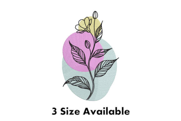 Review: Abstract Floral Line Embroidery File for Gifts