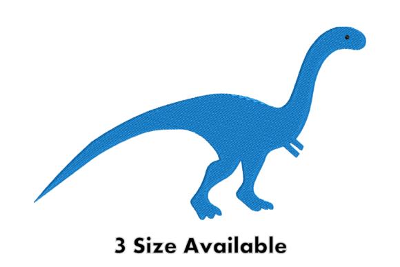 Review: Blue Dinosaur Embroidery Design File for Etsy Shops