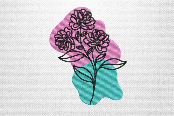 Review: Chic Floral Line Embroidery Design for Boutiques