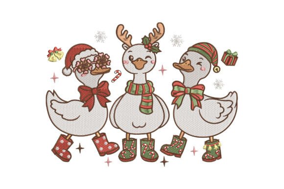 Review: Christmas Goose Trio Embroidery for Makers