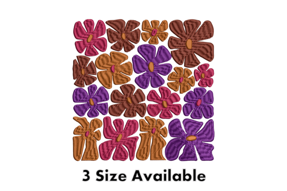 Review: Colorful Floral Patch Embroidery File