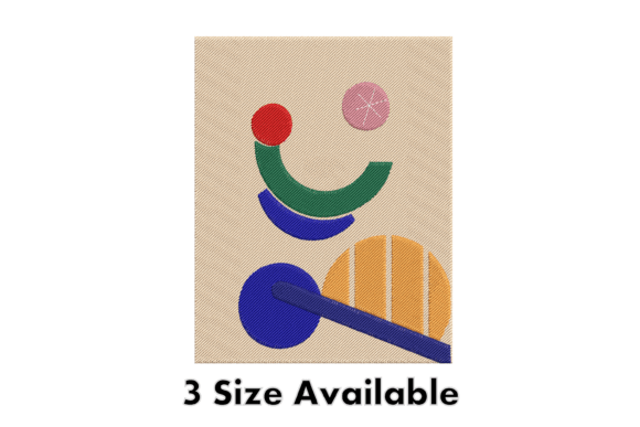 Review: Modern Abstract Shapes Embroidery for Gifts