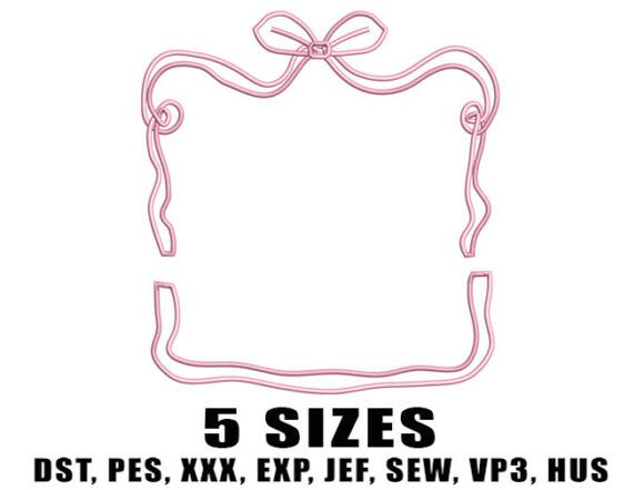 Review: Open Ribbon Frame Embroidery Design for Boutiques