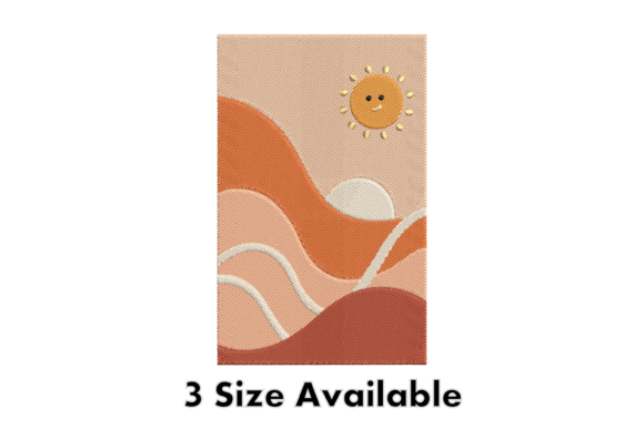 Review: Smiling Sun and Hills Embroidery Art for Summer