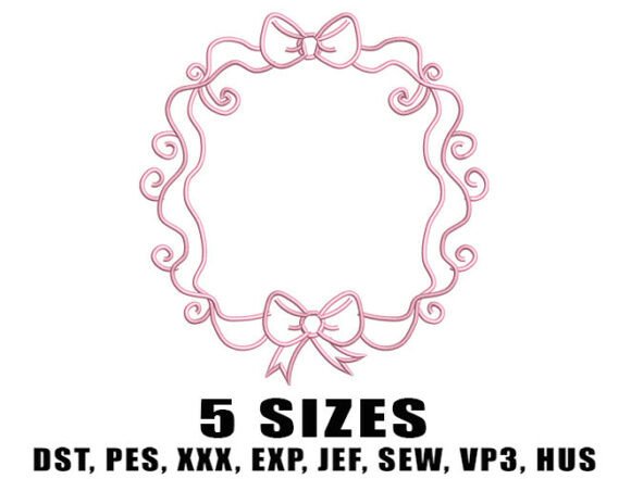 Review: Whimsical Pink Trim Embroidery Design