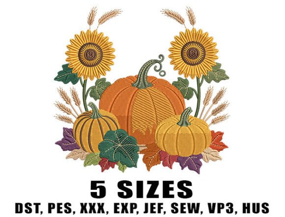 Reviewing Fall Pumpkin Vibes Embroidery Design
