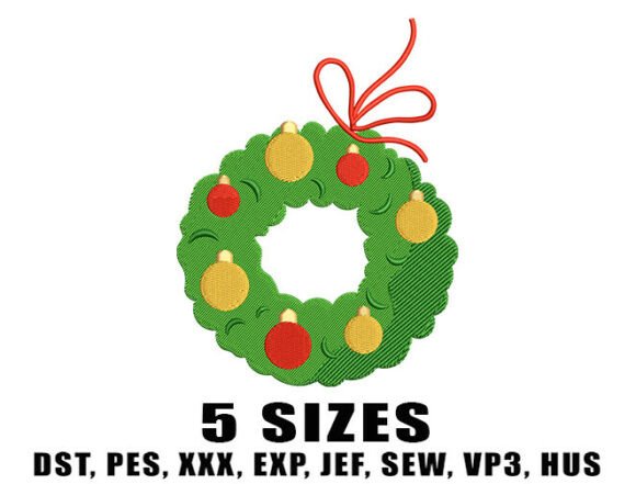 Seasonal Wreath Embroidery Design Review