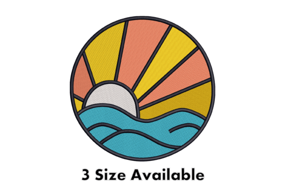 Sunset Waves Embroidery Design File Review