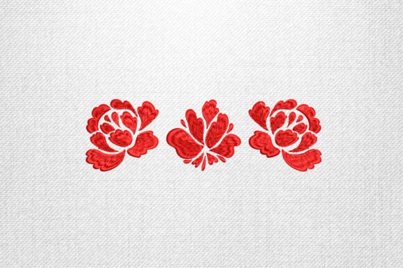 Triple Floral Embroidery Pattern Review for Business
